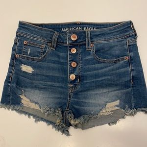 American Eagle Hi Rise Jean Shorts